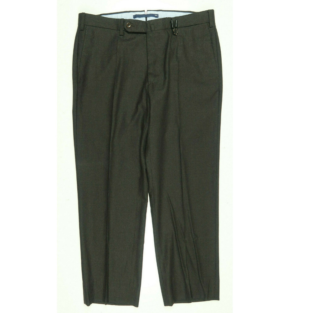 Incotex Flannel Wool Super 130s Dress Pants - Picture 2 of 5